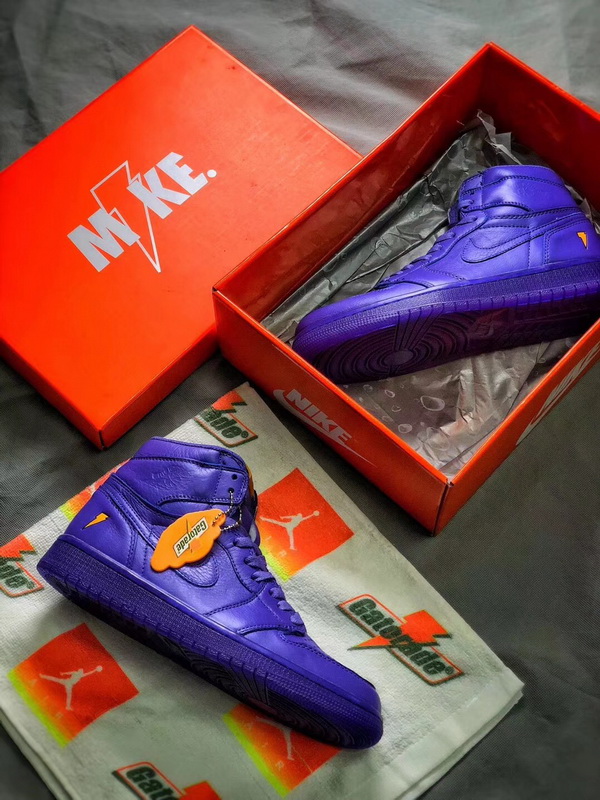 Authentic Air Jordan 1 Gatorade Purple